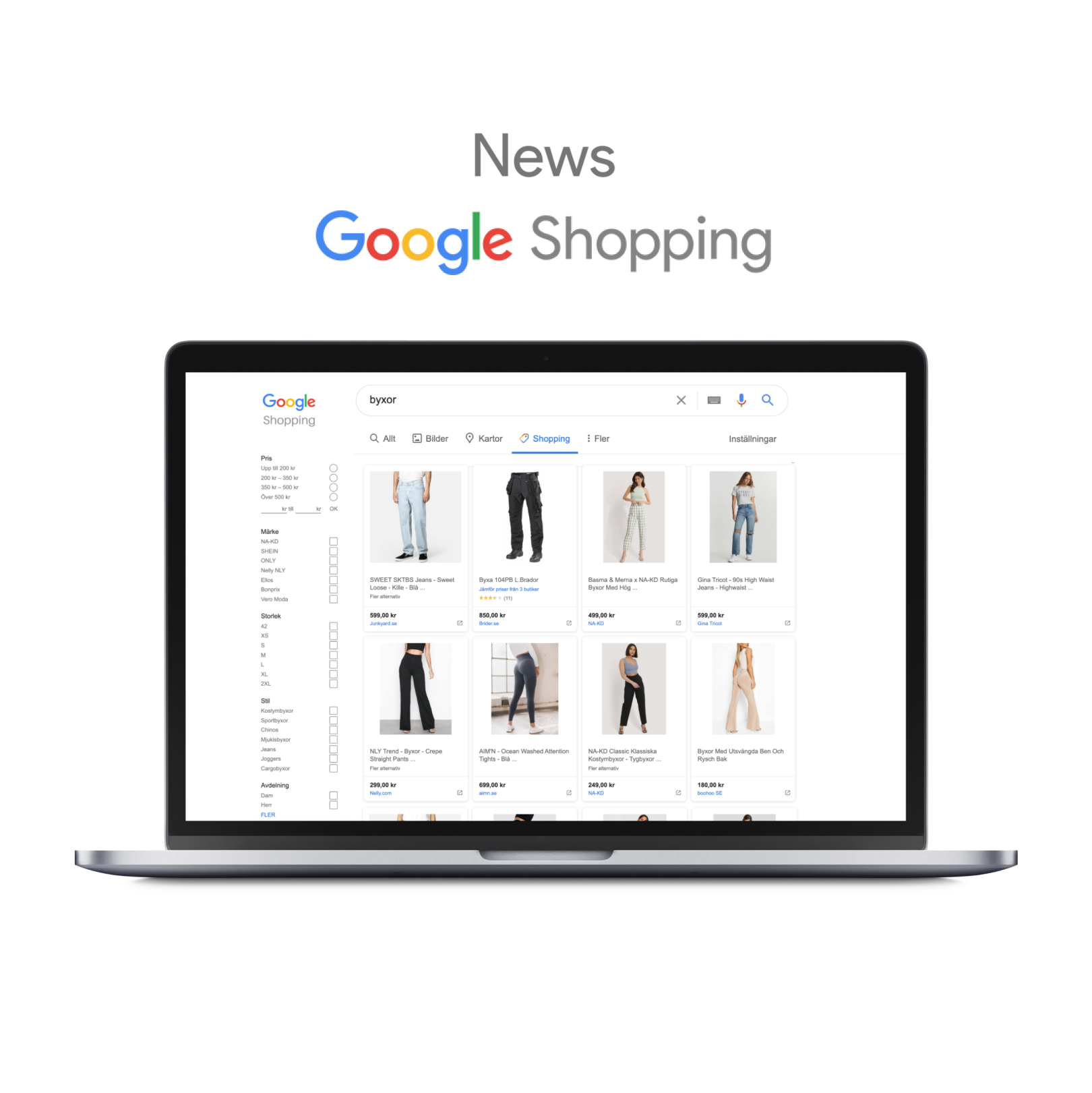 Google Shopping - snart gratis i Sverige